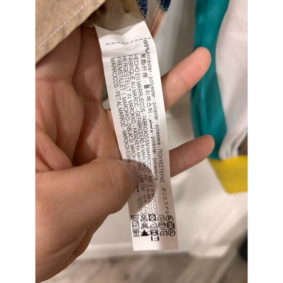 ZARA Striped Double Breasted Wrap Blouse Size Medium - Picture 6 of 7